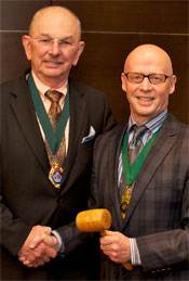 Dr. Garry Lunn (right) and Dr. Charles Siroky